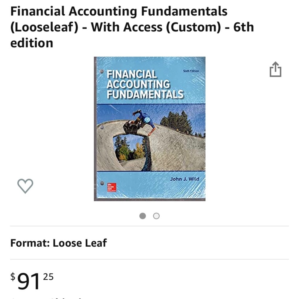 EUC Loose Leaf Financial Accounting Fundamentals